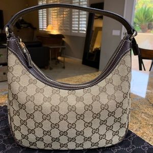 GG Canvas Small Hobo Bag